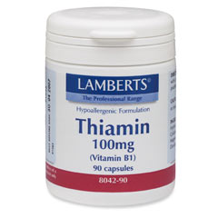 Tiamin 100mg (vitamin B1) (90 kapslar)