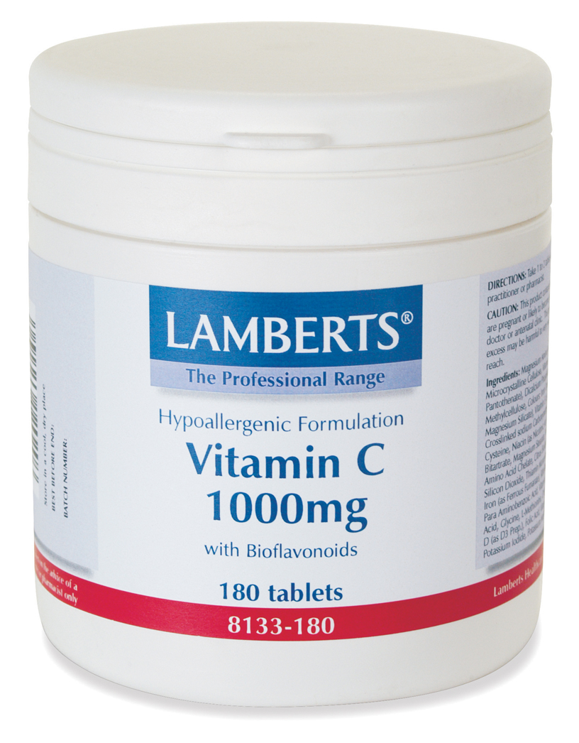 VITAMIN C 1000mg med CITRUS bioflavonoider (60 tabletter)