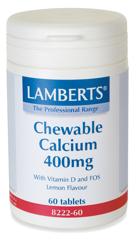 TUGGBAR Kalciumkarbonat 400 mg (60 tabletter)
