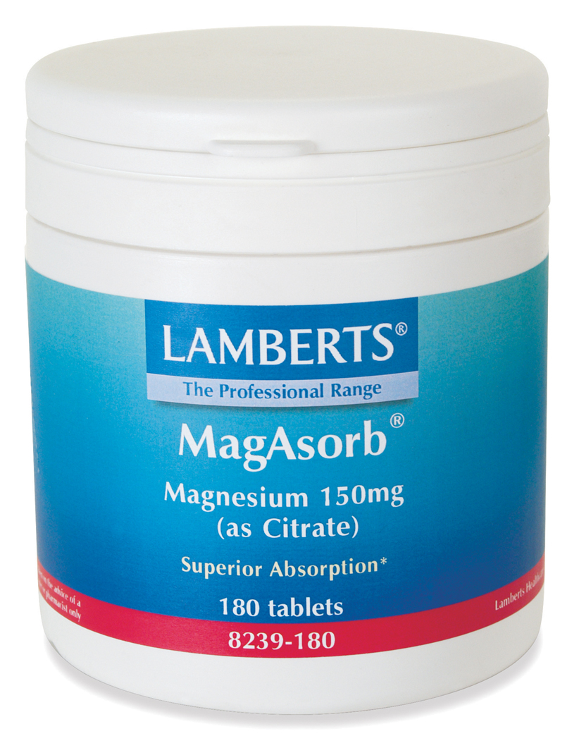 MAGASORB Magnesium 150 mg som magnesiumcitrat (180 tabletter)