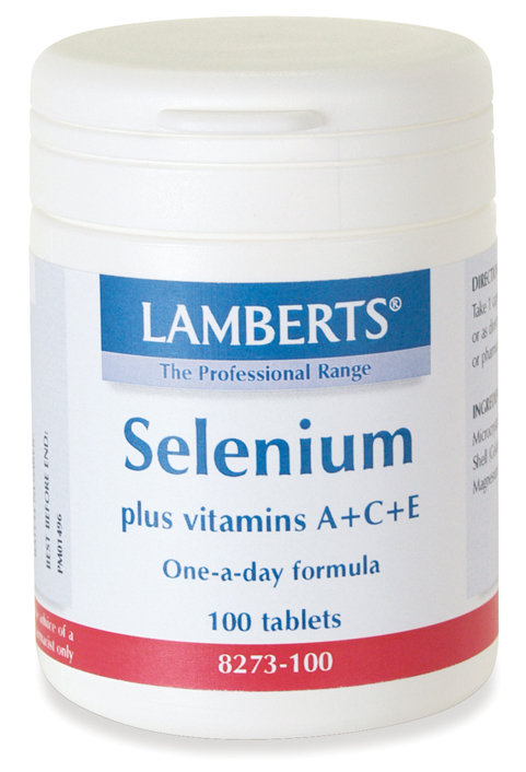 SELEN 200mcg + Vitamin A C E (100 tabletter)