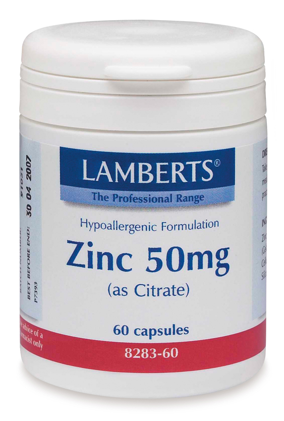 ZINK 50 mg (som zinkcitrat) (60 kapslar)