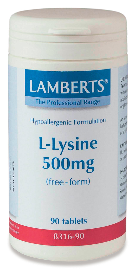 L-lysin hydroklorid 500mg (90 tabletter)