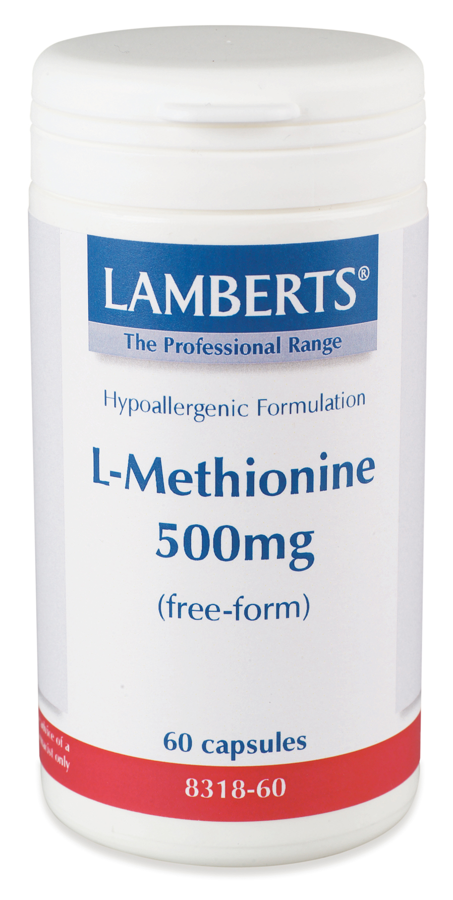 L-metionin 500mg (60 kapslar)