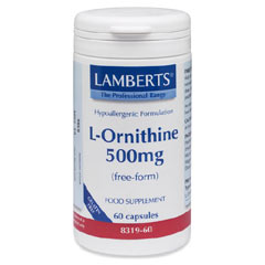 L-ornitin hydroklorid 500mg (60 kapslar)