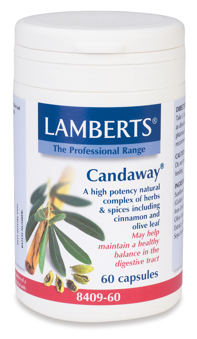 CANDAWAY (kosttillskott vid candida svamp överväxt) (60 tabletter)