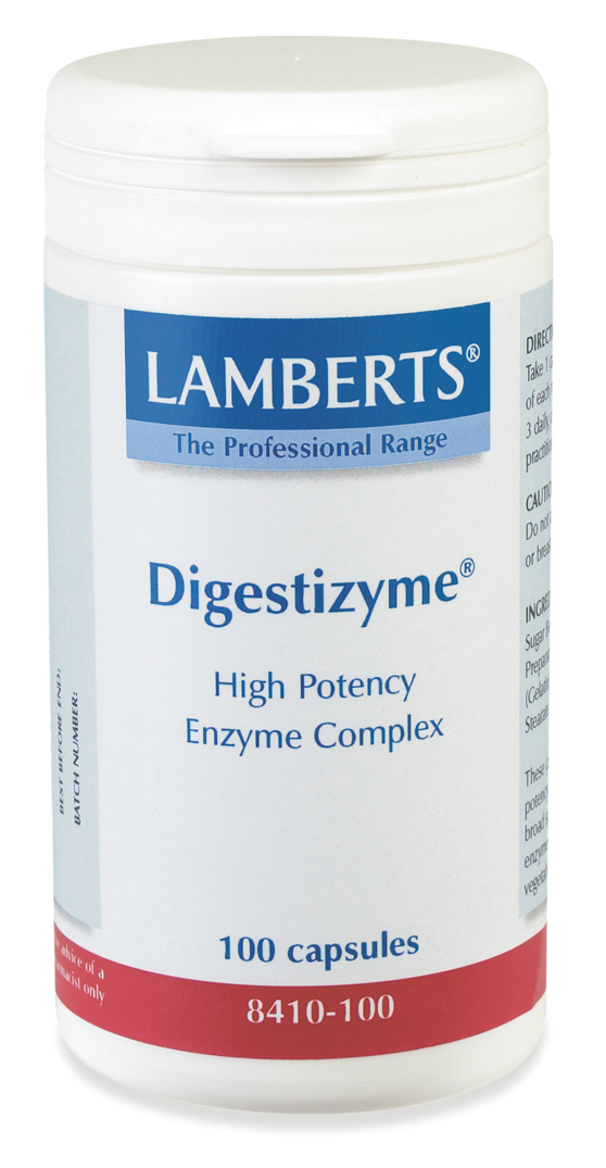 DIGESTIZYME (naturliga vegetabiliska matsmältningsenzymer) (100 kapslar)