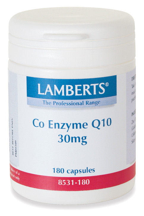 Naturligt coenzym Q10 30mg kosttillskott (coq10) (60 kapslar)