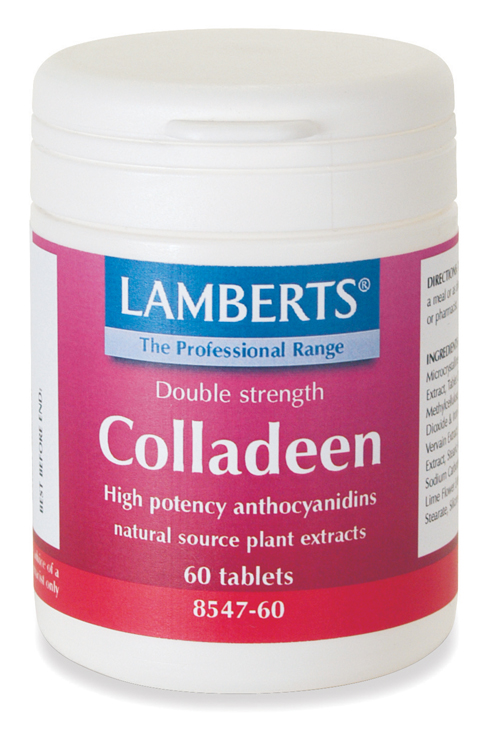 COLLADEEN (antocyanidiner antocyanider blåbär vindruvskärnextrakt kollagen kosttillskott) (60 tabletter)