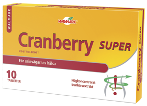 Cranberry Super – Tranbärsextrakt – 10 tabletter