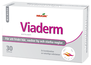 Viaderm – Kosttillskott för huden (30 kapslar)