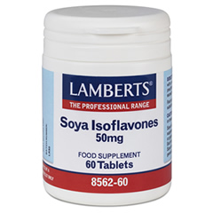 SOJA ISOFLAVONER 50mg (klimakteriet fytoöstrogen tillskott) (60 tabletter)