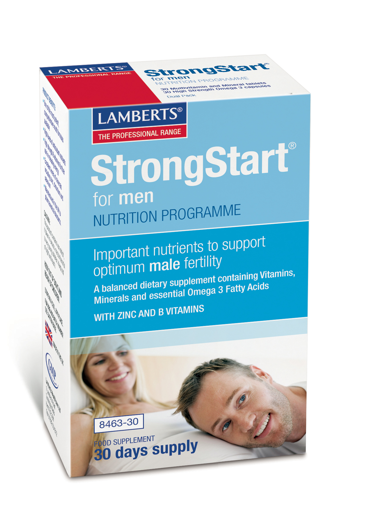 Strongstart för Män – Fertilitets befrämjande kosttillskott för män med infertilitets problem