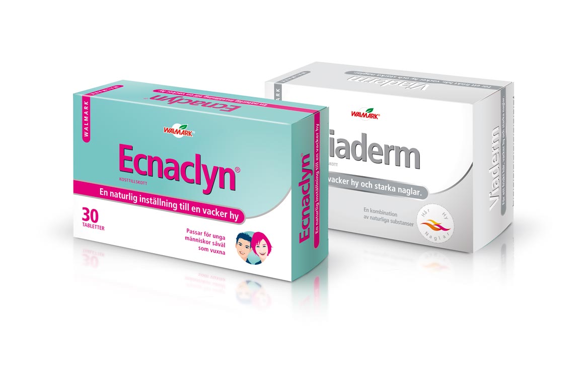 Ecnaclyn 30 + Viaderm 30 – Naturlig effektiv akne / acne behandling (acnebehandling)